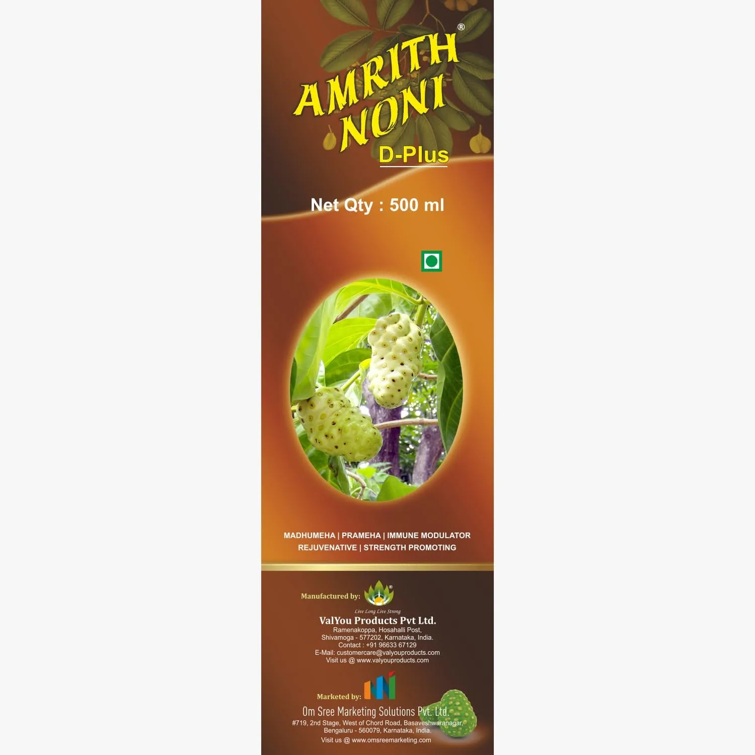 Amrith Noni D Plus Liquid 500 ml 2.webp